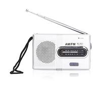 Mini AM FM Radio - Portable Pocket Digital Radio with Manual Tuning, Easy -Just, Memory Function and LCD Display for Home, Travel and Emergency Use (BC-R21)
