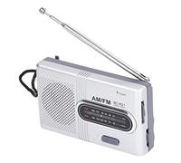 Mini AM FM Radio, Portable Shortwave Longwave TV Sound, Small Size Digital Display Pocket Radio, Easy Manual Search with Memory Function (BC-R21)