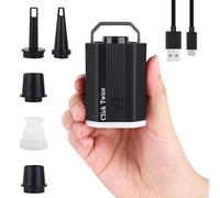 Mini and Portable Air Pump Tiny Pump with 1600mAh Battery USB Rechargeable to Portable Air Pump, Air Bed, Air Mattress Pump, Vacuum Storage Bags