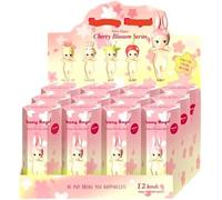 Mini Angel Hippers Lying Down Angel Anime Figures Toys Original Mini Figure Limited Edition,1PC Sealed Blind Box (Pink)