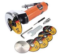 Mini Angle Grinder, Air Cut Off Tool 3-Inch for Cutting Polishing and Sharpening, 7 Cutting Discs for Metal Wood Plastic Processing.