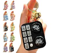 Mini Animal Dj Keychain, DJ Accessories Music Keychain, Mini Dj Table Keychain, Music Mini Disc Player Keychain, DJ Gifts That Can Produce Sound for Women Men Music Lover (#10)