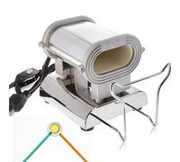 Mini Annealing Furnace, Desktop Glass Preheating Machine with Blowtorch, Sturdy Ceramic Thermal Stove for Beadmaking and Glass Rods