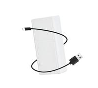 Mini Aquarium Air Pump Portable Rechargeable Battery Powered Diffuser Aerator for Fish Tank Outdoor Fishing 6.5x3.9x14.7cm
