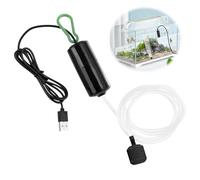 Mini Aquarium Air Pump USB Fish Tank Air Pump Quiet Oxygen Pump for Fish Tanks Small Bubbler with Air Stone Silicone Tube Energy Efficient for Home Fishing Fish Shops