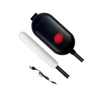 Mini Aquarium Heater Submersible Fish Tank 10w USB Powered Ceramics Heating Rod 18-34 °C Adjustable, 5cm, White