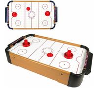 Mini Arcade Air Hockey Wooden Indoor Battery Operated Table Top Game