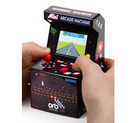 Mini Arcade Machine Handheld Console - 240 In-Built 8-Bit Retro Games, 2.5” Full Colour Screen, 8-Way Joystick, Volume Control Retro Handheld Game Console - ThumbsUp!