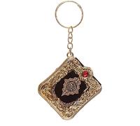 Mini Ark Quran Book Koran Pendant Muslim Keychain Bag Purse Car Decor Key Buckle Arabic Keychain Accessory Pendant