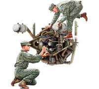 Miniart 1:35 - US Tank Repair Crew, Continental W670 Engine, Molded Color
