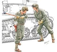 Mini Art 35481 1:35 US Panzer Mechaniker Crew (2) - originalgetreue Nachbildung,