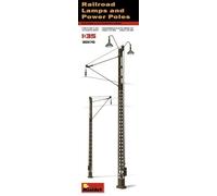 Mini Art 35570 1/35 Railroad Lamps & Power Poles