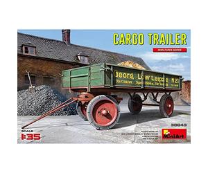 Mini Art 38043 1:35 German Transport Trailer - Faithful Replica, Model Building, Plastic Kit, Truck Kit, Car Kit, Kit for Adults