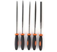 Mini Assorted Flat File Practical Popular Steel Rasp Wood File Set Convenient Mini Assorted Flat File Kit 3 4 5 Woodworking Metalwork Craft Workers (3 * 140mm)