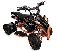 Mini ATV Quad Bike Kids Quad Off Road 2 Stroke Petrol ORANGE 50cc