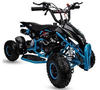 Mini ATV Quad Bike Kids Quad Off Road 2 Stroke Petrol Sky Blue 50cc