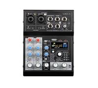 Mini Audio Mixer 4 Channel Phantom Power USB Sound Card Live Stream Mixing Console Mixer Audio Interface Dsp Mixing Table