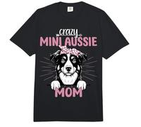 Mini Aussie Apparel Harness Mom Miniature American Shepherd Comfort Colors Adult Heavyweight T-Shirt