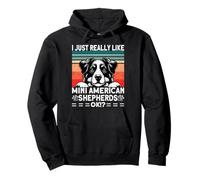 Mini Aussie Collar Outfit Height Miniature American Shepherd Pullover Hoodie