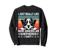 Mini Aussie Collar Outfit Height Miniature American Shepherd Sweatshirt