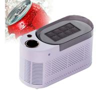 Mini Automatic Ice Maker, Electric Square Ice Block Machine, Easy to Clean for Kitchen, Office, Travel, RV