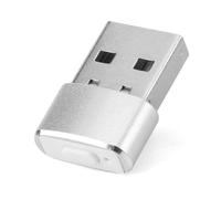 Mini Automatic Mouse Jiggler Keeps Awake Indicator Light for Laptop Desktop | USB Plug and Play Mouse Mover with Aluminum Alloy Housing and 3 Selectable Tracks for Computer