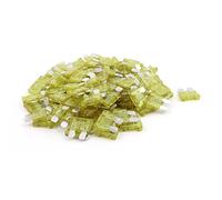 Mini Automotive Car Truck SUV Boat ATC Blade Fuses 20A 100pcs Yellow Protected circuits