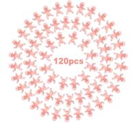 Mini Babies, 120pcs Tiny Plastic Babies Figurines for Baby Shower, Ice Cube My Water Broke Games, Party Decorations, Skin-Colored