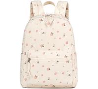 Mini Backpack Women Girls Water-resistant Small Backpack Purse Shoulder Bag for Womens Adult Kids School Travel, Corduroy-floral-strawberry, Mini, Daypack Backpacks