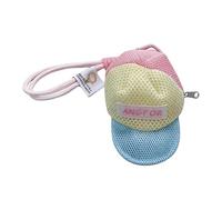 Mini Bag Keychain Hat-Shaped Zipper Charm
