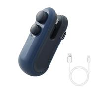 Mini Bag Sealer, 2 In1 USB Rechargeable Chip Bag Sealer Heat Sealer, Portable Rechargeable Vacuum Food Bag Sealer (Dark Blue)