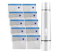 Mini Bag Sealer Handheld - 800mAh USB-C Rechargeable Vacuum Food Sealer | Portable Snack Preservation Machine, Airtight Bag Pump For Kitchen, Meat, Leftover, Meal Prep, Travel, Camping, Freezer