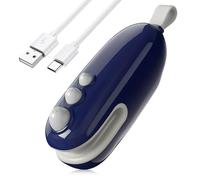 Mini Bag Sealer Handheld Bag Sealer Heat Seal with Built in Cutter Rechargeable Easy Seal Bag Sealer Magnetic Portable Plastic Bag Sealer for Snacks Storage to Keep Food Fresher for Longer