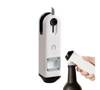 Mini Bag Sealer, Multifunction Cookie Heat Sealing Machine - Rechargeable Magnetic Food Sealer with Cutter, Bottle Opener and Flashlight, for Food Storage and Snack