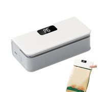 Mini Bag Sealer With Cutter - Rechargeable Sealer Machine With With LED Display & 6-Mode Temperature, Handheld Heat Sealers Machine With Magnetic, For PlasticBags Chip Bags Food Storage