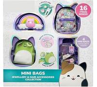 Mini Bags Accessories Set 4pk - with 4 Mini Bags Each Containing Gifts Inside, Your Favourite Squishy Characters Can Go Everywhere with You Throughout The Day