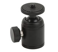 Mini Ball Head Rotating Universal Live Broadcast Bracket, Aluminum Alloy, 1/4 Inch Screw Interface, Lightweight - Stable Support, Anti Skid Pad, Portable for Mobile Phones and