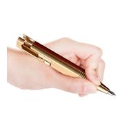 Mini Ballpoints Pen - Compact Brass Pen, Retro Writing Gadget, Journal Accessory With Precision Tip Design | Practical Aid For Bridal Shower Business School, Elegant Desk Decoration, Small Portable