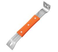 Mini Bar, Burl, Burl - Flat Bar Levers with Burl Plober Rubber Handle, Small Prber Pliers Multifunctional Board Removal Tool, Nail Puller, Stainless Steel Mini Bar for Carpenter