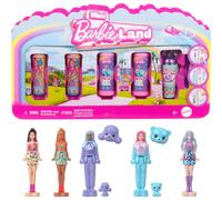 Barbie Mini Dolls - Barbie Land 5-Pack Pop Reveal - 1.5-inch Surprise & Sensory Piece