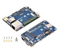Mini Base Board Compatible with Raspberry Pi Compute Module 5 Lite/eMMC Series, with Color-Coded 40PIN GPIO/M.2 M KEY PCIe/MIPI/HDMI 4K/Gigabit ETH Interfaces,etc. Onboard EEPROM And Encryption Chip