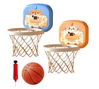 Mini Basketball Hoop, Interactive Wall Mounted Set, Kids Sports Toy with Scoreboard, Indoor Basketball Game for Home School Living Room Bedroom, Boys and Girls Playset