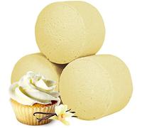 Mini Bath Bombs Chill Pills, Wedding Favour (Vanilla Cupcake, 10)