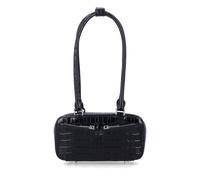 Mini Bauletto Crocco Embossed - female - Self Portrait - Shoulder Bags - Black - ONE SIZE - Bags ONE SIZE