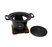 Mini BBQ Grill Set, Compact Design, 1 to 2 People | Food grade material, easy to clean, tabletop use, portable for camping