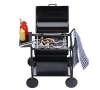 Mini BBQ Grill Toy Exquisite Beautiful Vivid Kitchen Furniture Model Dollhouse Accessory for 112 Miniature Dollhouse Metal Cloth Resin Size 85cm 6cm 9cm