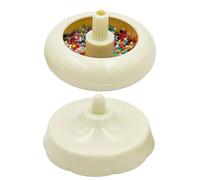 Mini Bead Spinner - Bracelet Making Bowl, Efficient Stringing Tool | DIY Jewelry Beads Fringe Arts Crafts Hobby Accessories Quick Wheel for Crafting Use