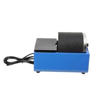 Mini Beads Polishing Machine with Rubber Barrel Electric Rock Rotary Tumbler Kit Single Drum Jewellery Polisher Jewelry Tools