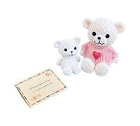 Mini Bear, Decorative, PVC, Mini Worry Bear, Little Pocket Grizzly Hug, Thoughtful Gift for Birthdays Holidays Graduations Anniversaries Bridal