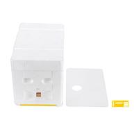 Mini Beehive Queen Bee Mating Box High Density Foam Beekeeping Equipment for Bee Pollination and Queen Breeding Professional Beekeepers Foam Box Plastic Parts 24x15x16 5cm